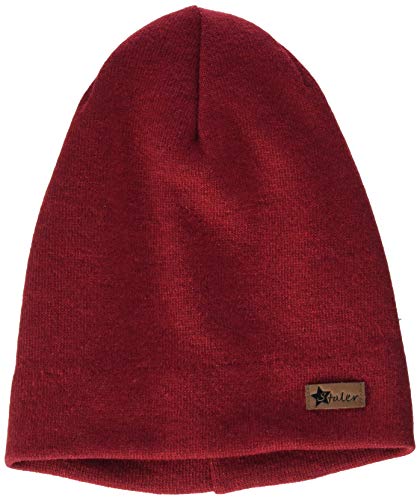 Sterntaler Unisex Baby Slouch-beanie Beanie Hat, Weinrot, 51 von Sterntaler