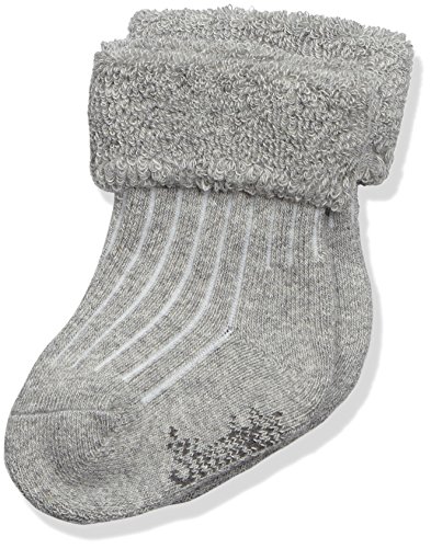 Sterntaler Unisex Baby Baby-söckchen Uni Socken, Silber Mel., 18 EU von Sterntaler