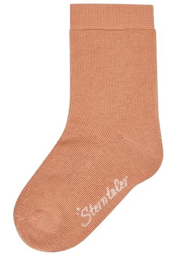 Sterntaler Unisex Baby Socken Uni, Lichtbraun, 30 EU von Sterntaler
