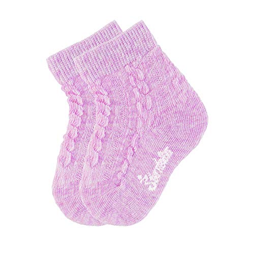 Sterntaler Unisex-Baby Socken 2er-Pack, Rosa melange, 4-6 Monate, 15/16 von Sterntaler
