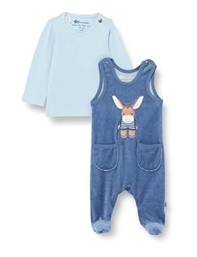 Sterntaler Unisex Baby Strampler-set Nicki Emmilius Strampler-Set Nicki Emmilius, himmel, 50 von Sterntaler