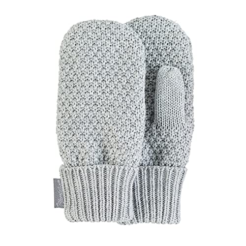 Sterntaler Unisex Strick-Fäustel für Babys und Kleinkinder, Silber, 1 von Sterntaler