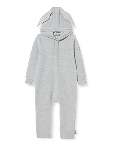 Sterntaler Unisex Baby Strick-overall Hase Pur Wolle Overall, Silber Mel., 62 von Sterntaler