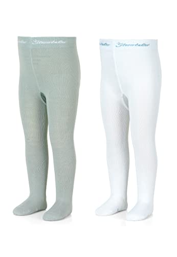 ESPRIT Unisex Baby Uni DP Strumpfhose, Undurchsichtige, mittelgrün, 86-92 von Sterntaler