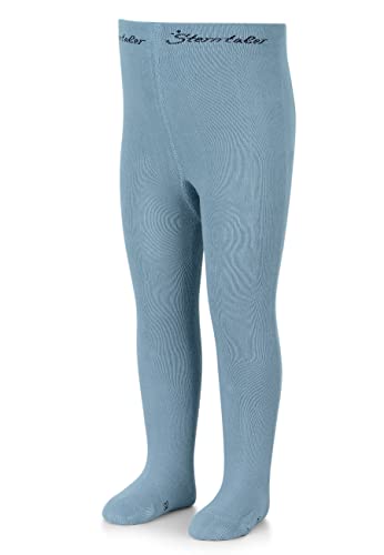 Sterntaler Unisex Baby Uni Strumpfhose, Undurchsichtige, Hellblau, 104 von Sterntaler