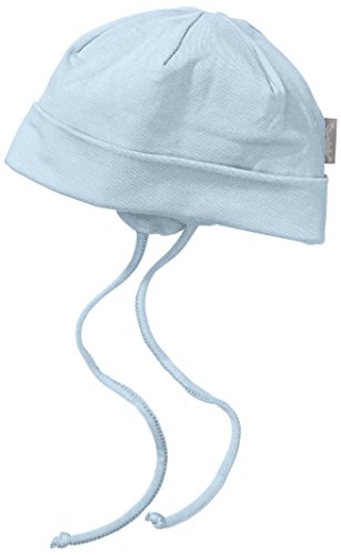 Sterntaler Unisex Beanie mit Bindebändern, Alter: ab 6-9 Monate, Größe: 45, Blau von Sterntaler
