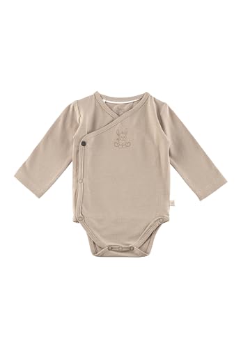 Sterntaler Body Emmi - Unisex Wickel Body aus Baumwoll Jersey - Langarm Body mit Esel Emmi Print - Neugeborenen Body seitlich zum Knöpfen - Druckknöpfe im Schritt - Baby Strampler, Sand, Größe 50 Sterntaler Body Emmi - Unisex Wickel Body aus Baumwoll Jersey - Langarm Body mit Esel Emmi Print - Neugeborenen Body seitlich zum Knöpfen - Druckknöpfe im Schritt - Baby Strampler, Sand, Größe 50 von Sterntaler