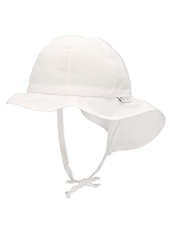 Sterntaler Unisex Flapper Sonnenhut, Weiss, 41 von Sterntaler