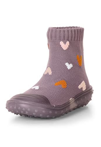 Sterntaler Unisex Kinder Adventure Herzen Socken, Lila, EU 27-28 von Sterntaler