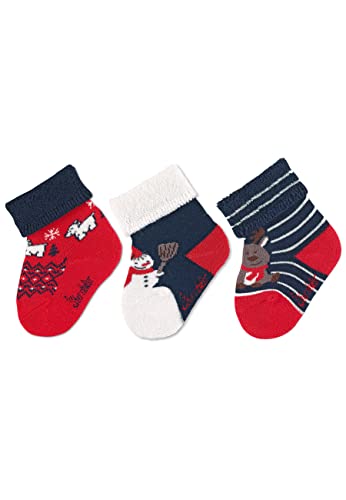 Sterntaler Unisex Kinder Baby Socken Baby-söckchen 3er Pack Weihnachten, Marine, 14 von Sterntaler