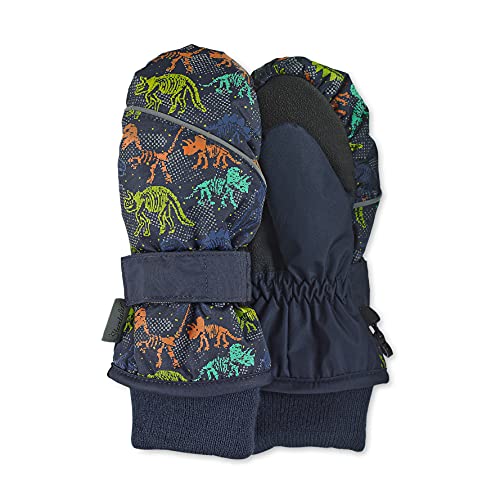 Sterntaler Unisex Kinder Dinosaurier Fäustlinge, Marine, 2 von Sterntaler