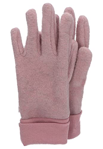 Sterntaler Fingerhandschuh Microfleece mit elastischen Bündchen – Warme Kinder Handschuhe – Mädchen Winterhandschuhe - Accessoire für kühlere Tage – rosa melange, Größe 5 von Sterntaler