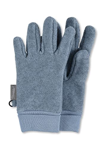 Sterntaler Unisex Kinder Fingerhandschuhe aus Microfleece, mit Elastischem Bündchen, Blau, 8 von Sterntaler