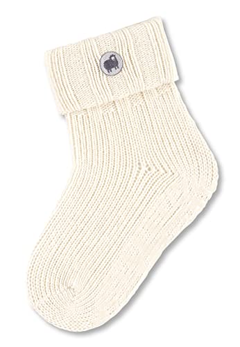 Sterntaler Unisex Kinder Fliesen Socken Baby Fli Fli Umschlag Wolle, Ecru, 20 von Sterntaler