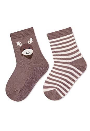 Sterntaler Unisex Kinder GOTS FLI AIR DP Emmi Socken, braun, 18 von Sterntaler