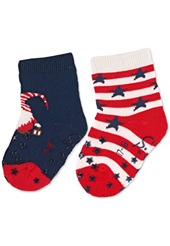 Sterntaler Unisex Kinder Krabbelsocken Abs-krabbelsöckchen Doppelpack Weihnachten, Marine, 20 von Sterntaler