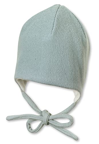 Sterntaler Unisex Kinder Mütze Baby Beanie Mütze Rippenoptik, Türkis, 35 von Sterntaler