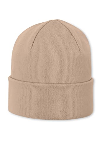 Sterntaler Unisex Kinder Mütze Baby Beanie Mütze Ripps, beige, 51 von Sterntaler