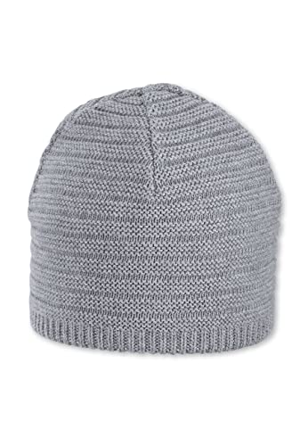 Sterntaler Unisex Kinder Strickmütze Baby Strickmütze Rippe, hellgrau, 51 Sterntaler Unisex Kinder Strickmütze Baby Strickmütze Rippe, hellgrau, 51 von Sterntaler