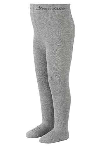 Sterntaler Unisex Kinder Strumpfhose Uni, Hellgrau Meliert, 74 von Sterntaler