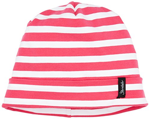 Sterntaler Unisex Slouch-Beanie mit Streifenmotiv, Alter: ab 3-4 Monate, Größe: 39, Magenta von Sterntaler