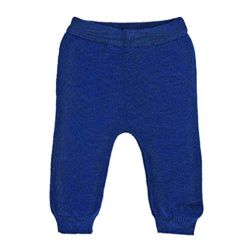 Sterntaler Unisex Kinder gots gebreide broek Strickhose mit Rippstrickbund, Marine, 74 EU von Sterntaler