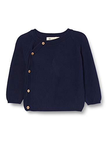 Sterntaler Unisex Kinder Gots strikket jakke Strick Jacke mit seitlicher Knopfleiste und Stern Motiv, Marine, 86 EU Sterntaler Unisex Kinder Gots strikket jakke Strick Jacke mit seitlicher Knopfleiste und Stern Motiv, Marine, 86 EU von Sterntaler