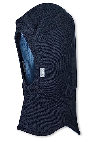 Sterntaler Baby - Jungen Wende-strickmütze M tze, Blau (Marine 300), 49 EU von Sterntaler