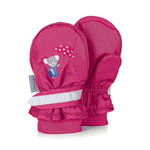 Sterntaler Mädchen wanten F ustlinge, Magenta, 1 EU von Sterntaler