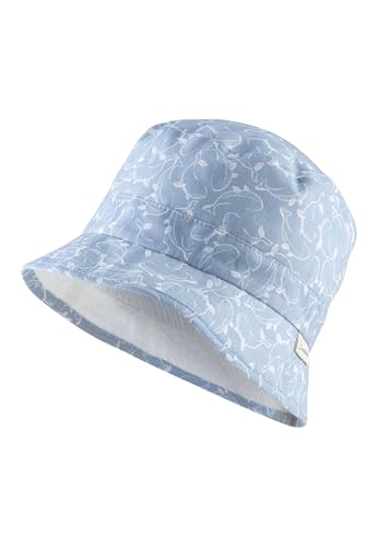 Sterntaler Wende Fischerhut Wale - Sommer Mütze mit Print aus Baumwolle - Wendeseite aus Musselin - Maritime UV-Schutz 50+ Sonnenkappe - Baby Kinder Kopfbedeckung - Himmel, Größe 47 Sterntaler Wende Fischerhut Wale - Sommer Mütze mit Print aus Baumwolle - Wendeseite aus Musselin - Maritime UV-Schutz 50+ Sonnenkappe - Baby Kinder Kopfbedeckung - Himmel, Größe 47 von Sterntaler