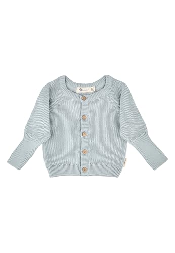 Sterntaler Unisex Strickjacke Struktur, Silber, 74 von Sterntaler