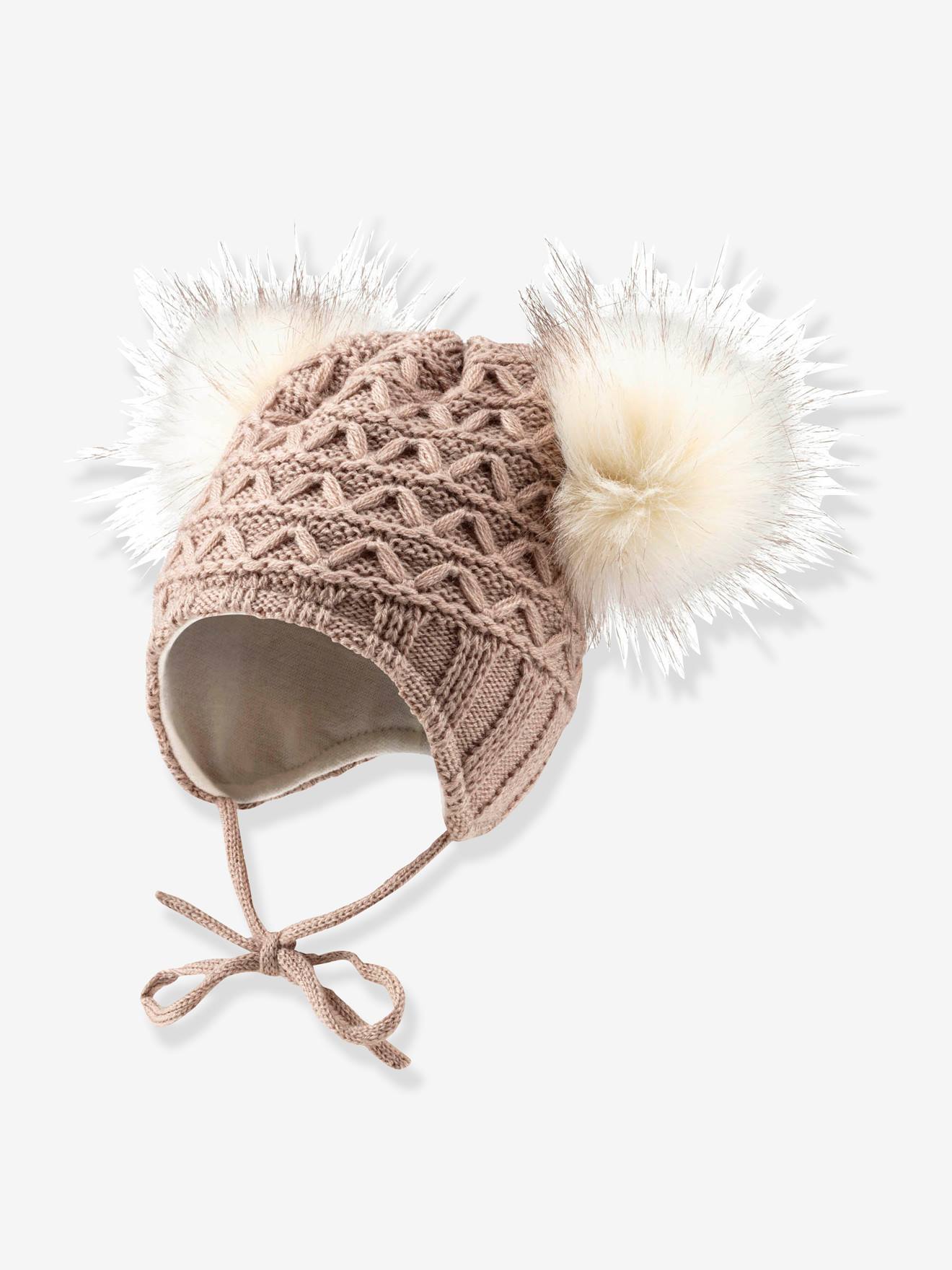 Strickmütze zwei Pompons Mädchen Sterntaler sandfarben von Sterntaler