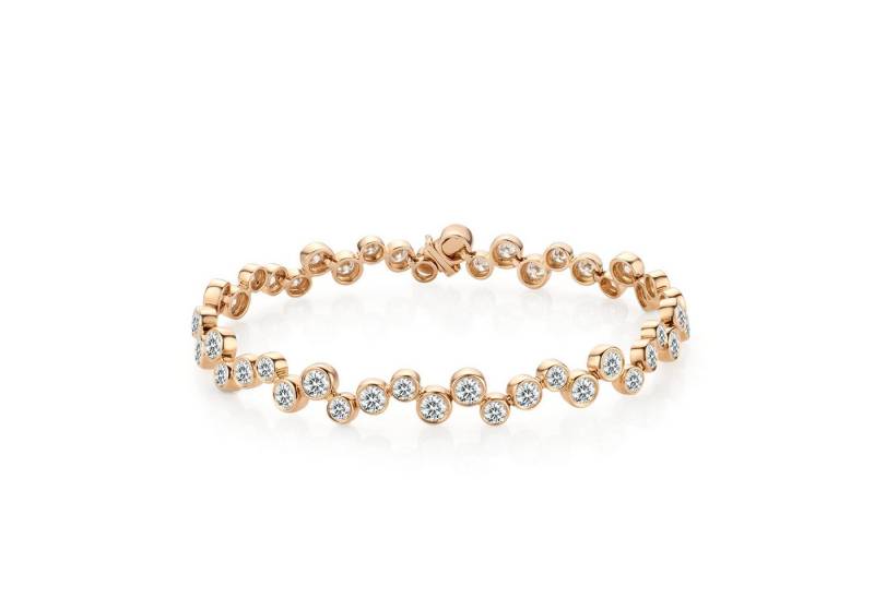 Sternvoll Armreif Bezel-Set Diamond Bracelet in 18K von Sternvoll