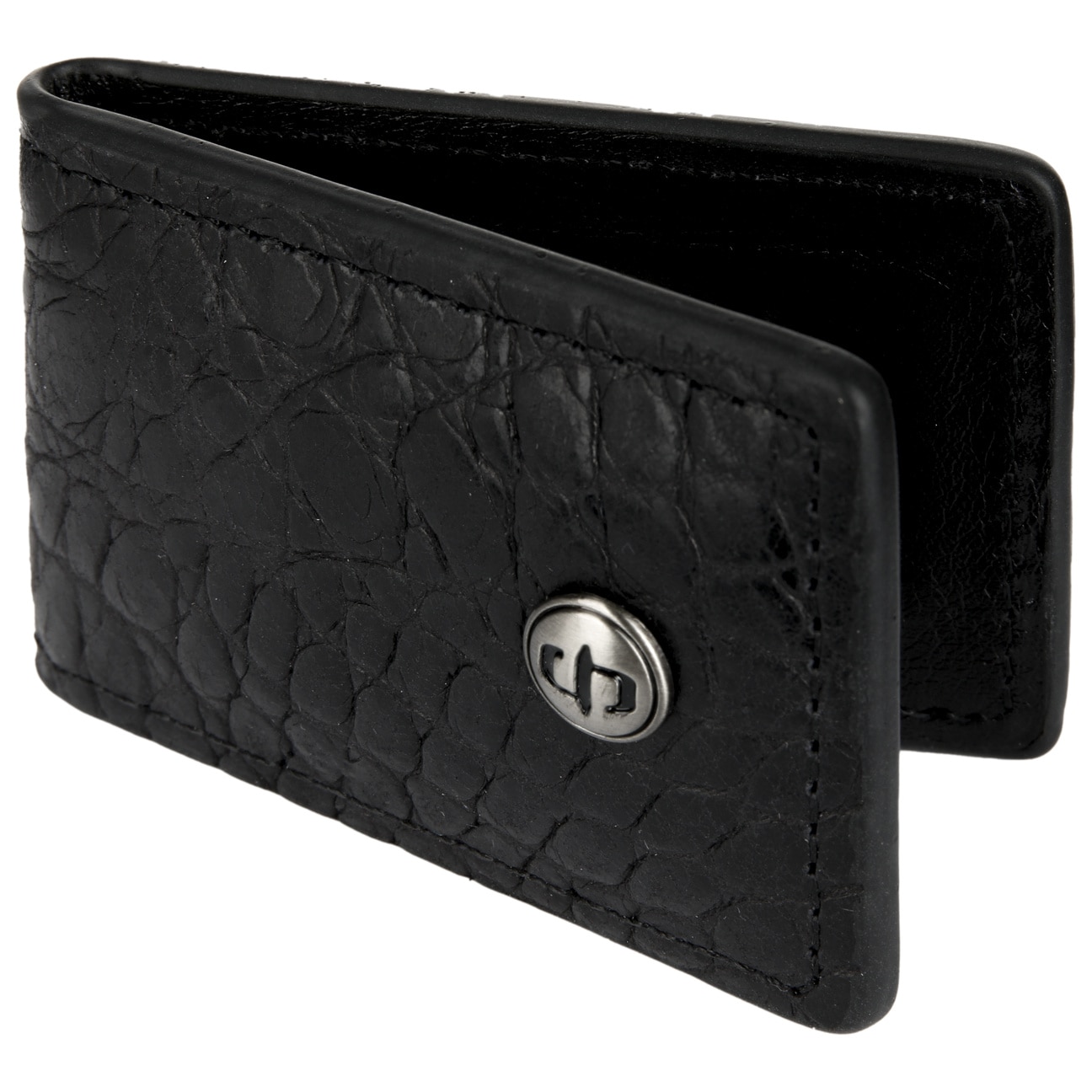 Croco Embossed Leather Money Clip von Stetson.eu