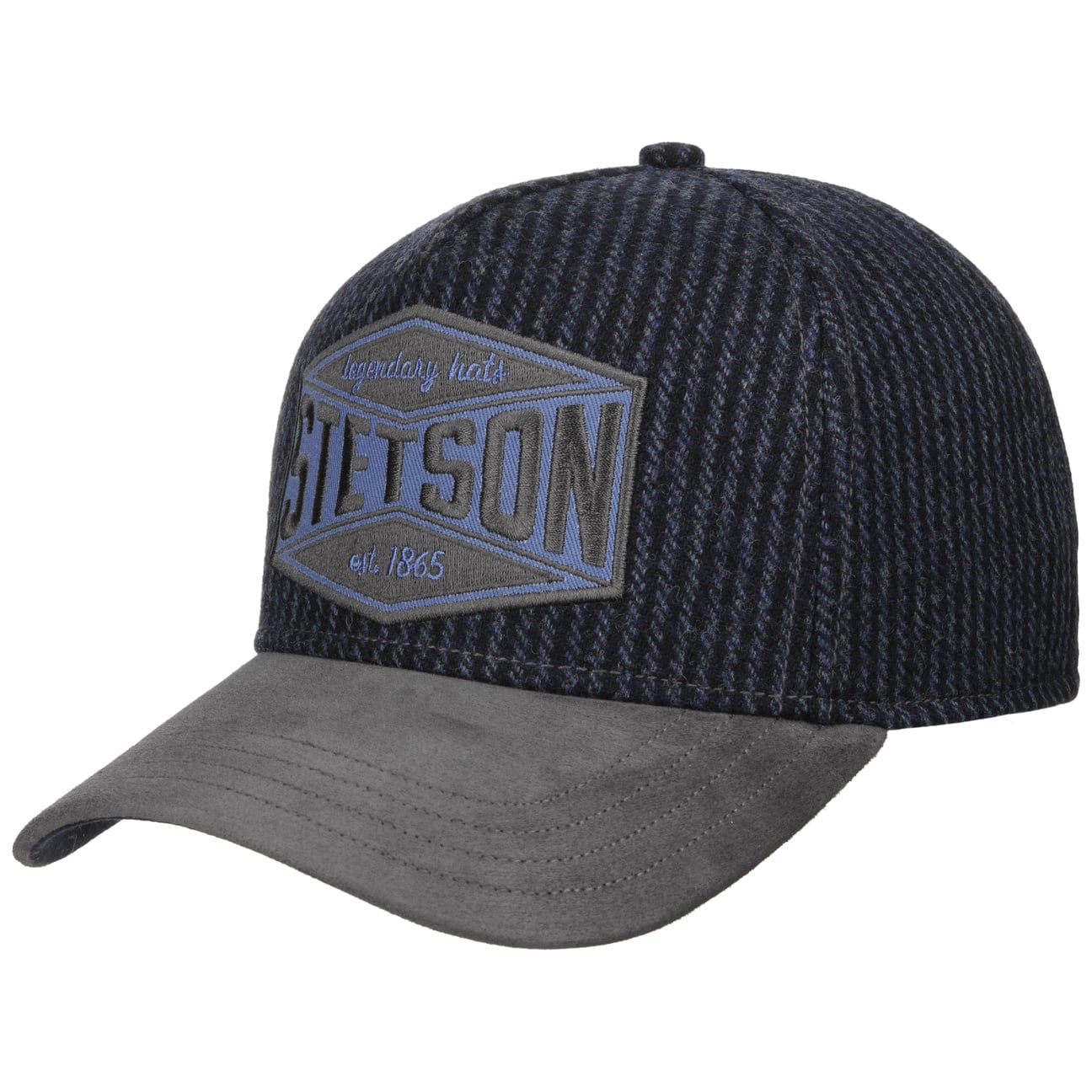 Goat Suede Peak Wool Cap von Stetson.eu