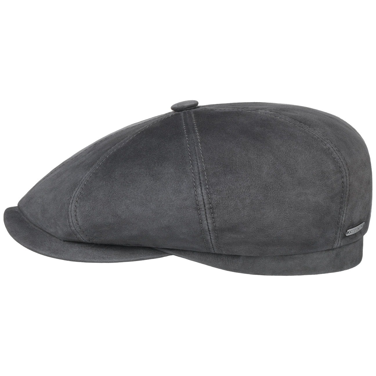 Hatteras Goat Suede Flatcap von Stetson.eu