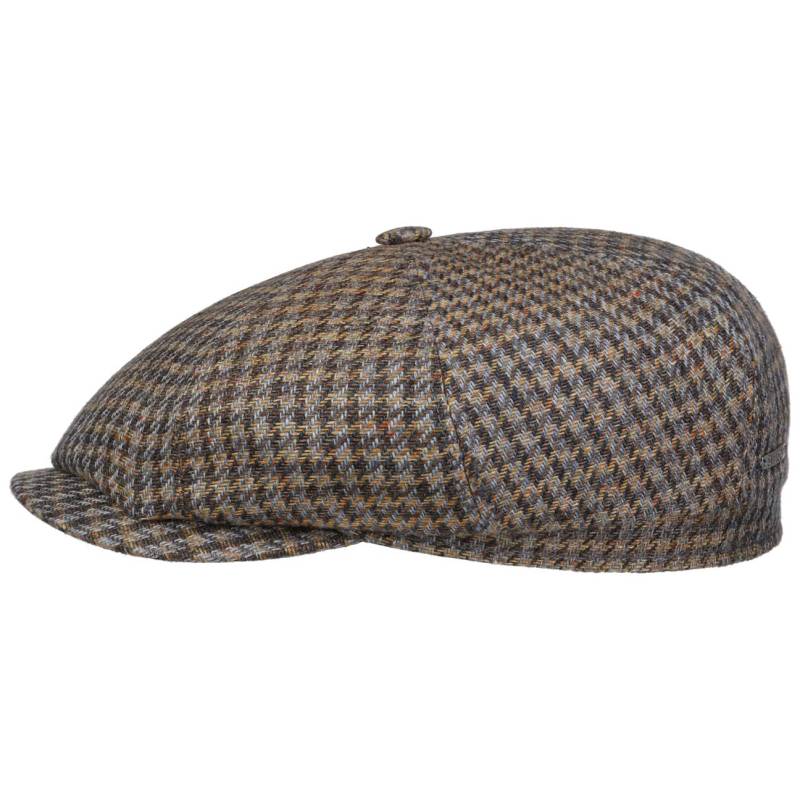 Hatteras Tweed Houndstooth Flatcap von Stetson.eu