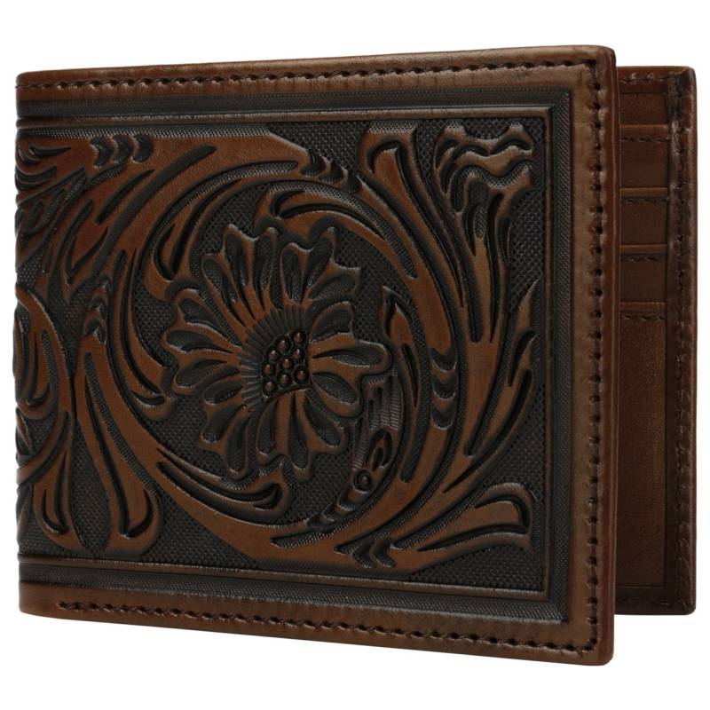 Tooled Leather Bi-Fold Wallet von Stetson.eu