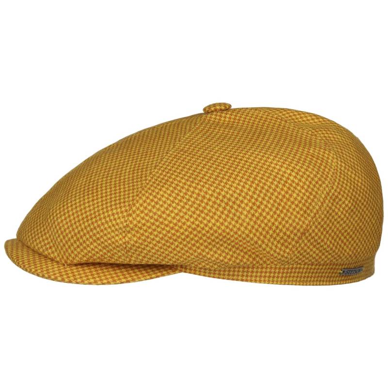 6 Panel Houndstooth Golf Flatcap by Stetson von Stetson