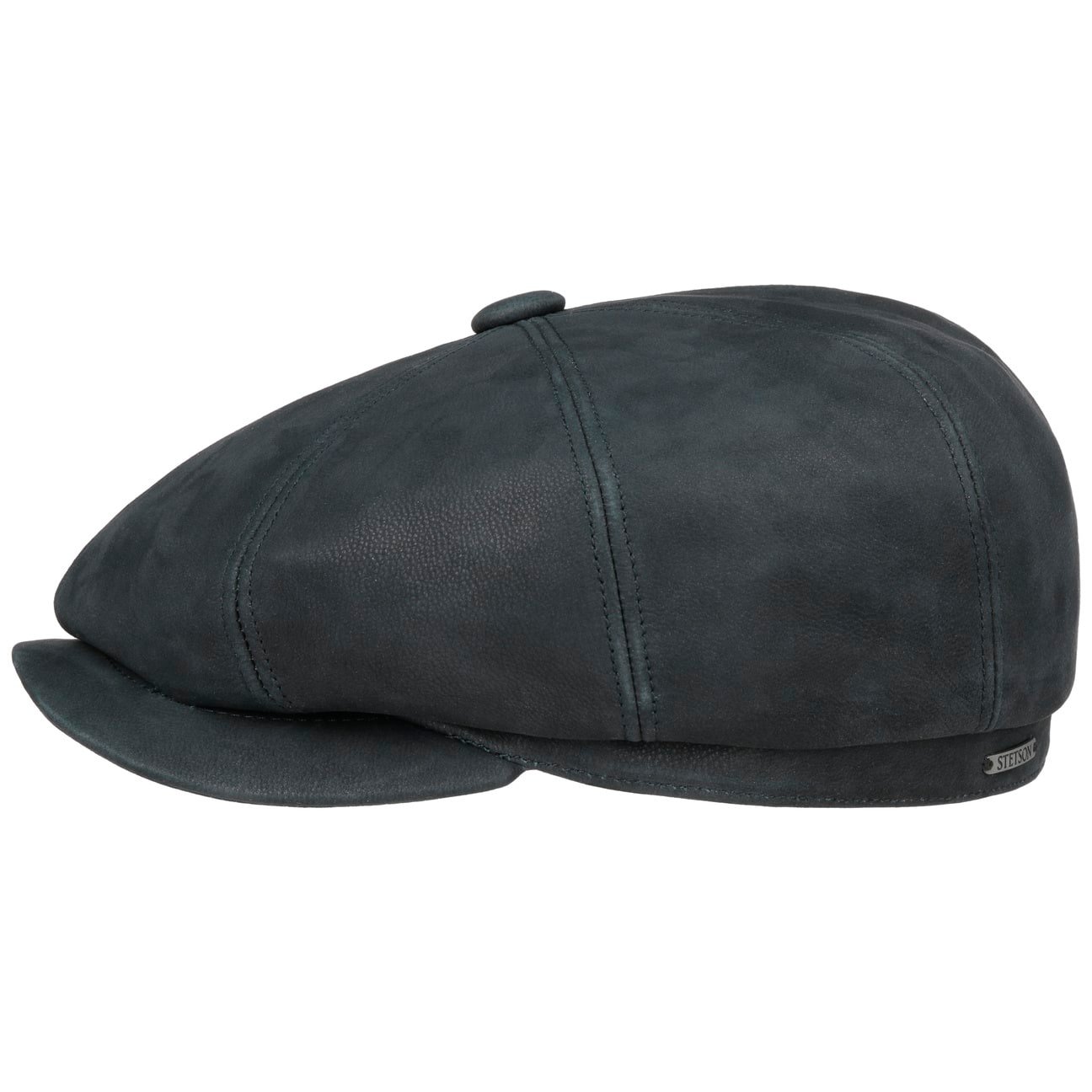 8 Panel Sheepskin Flatcap by Stetson von Stetson