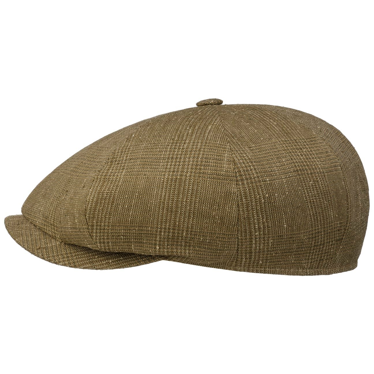 8 Panel Tweed Flatcap by Stetson von Stetson