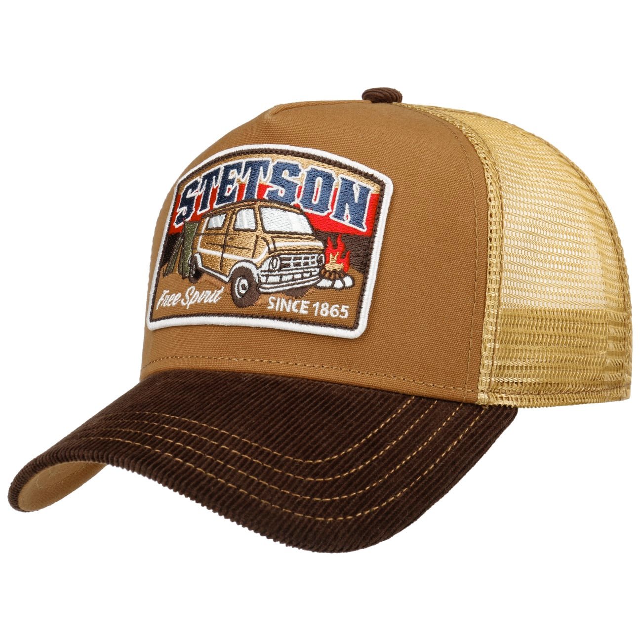 By The Campfire Trucker Cap by Stetson von Stetson