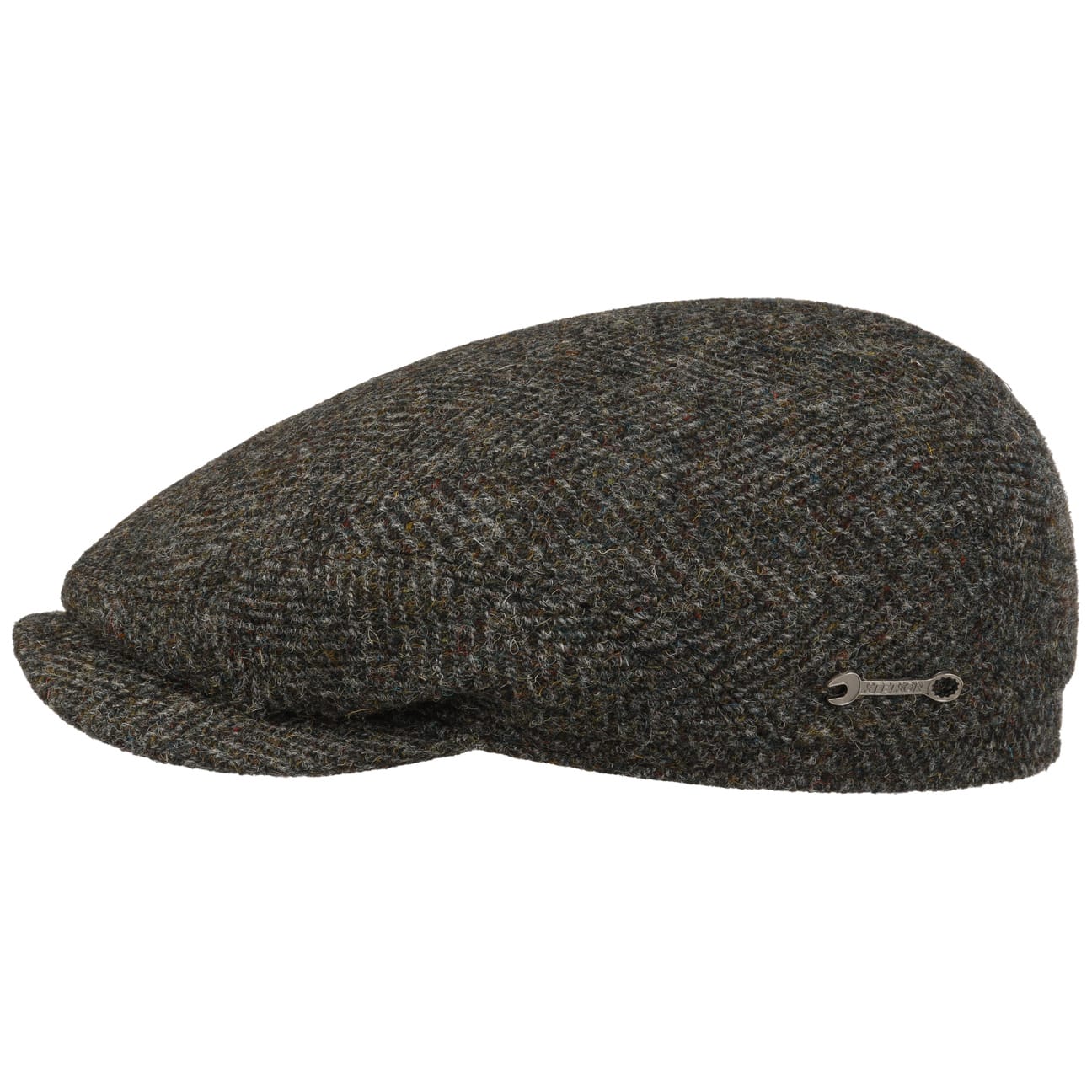 Harris Tweed Driver Flatcap by Stetson von Stetson