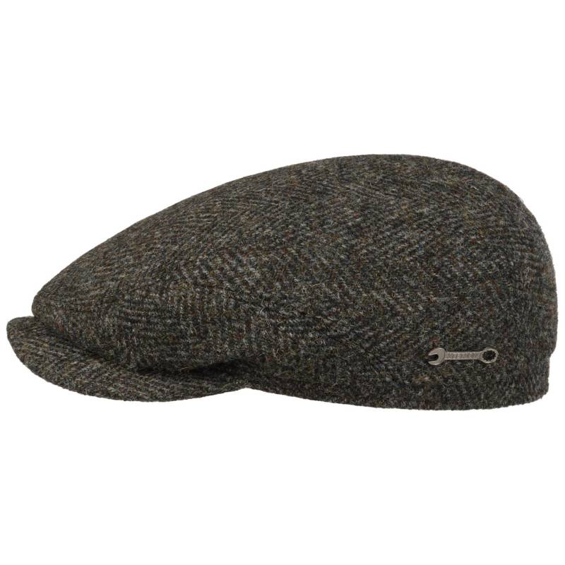 Harris Tweed Driver Flatcap by Stetson von Stetson