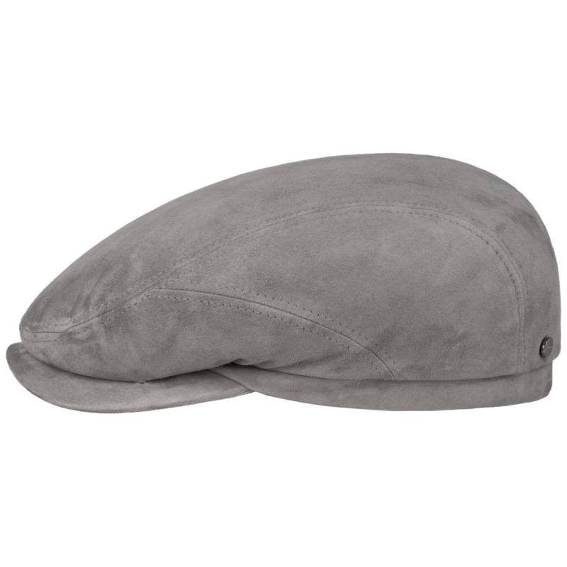 Goat Suede Flatcap by Stetson von Stetson