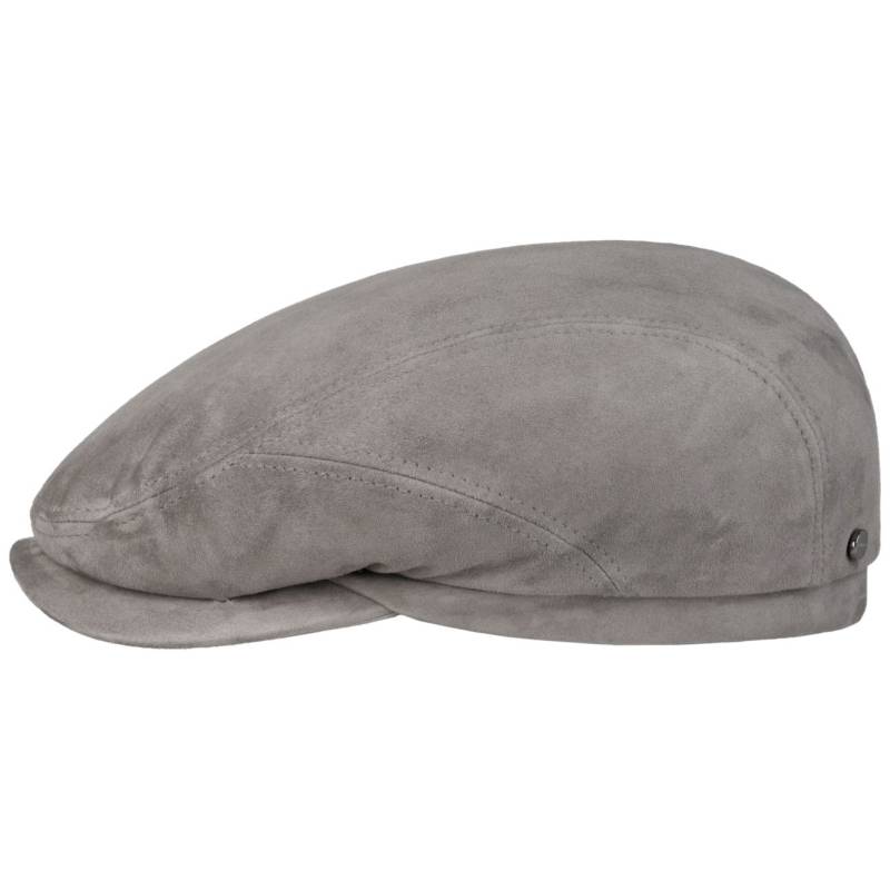 Goat Suede Flatcap by Stetson von Stetson