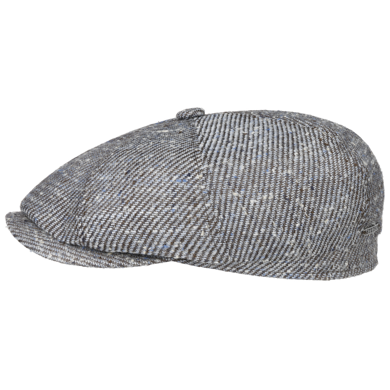 Hatteras Brown-Blue Flatcap by Stetson von Stetson