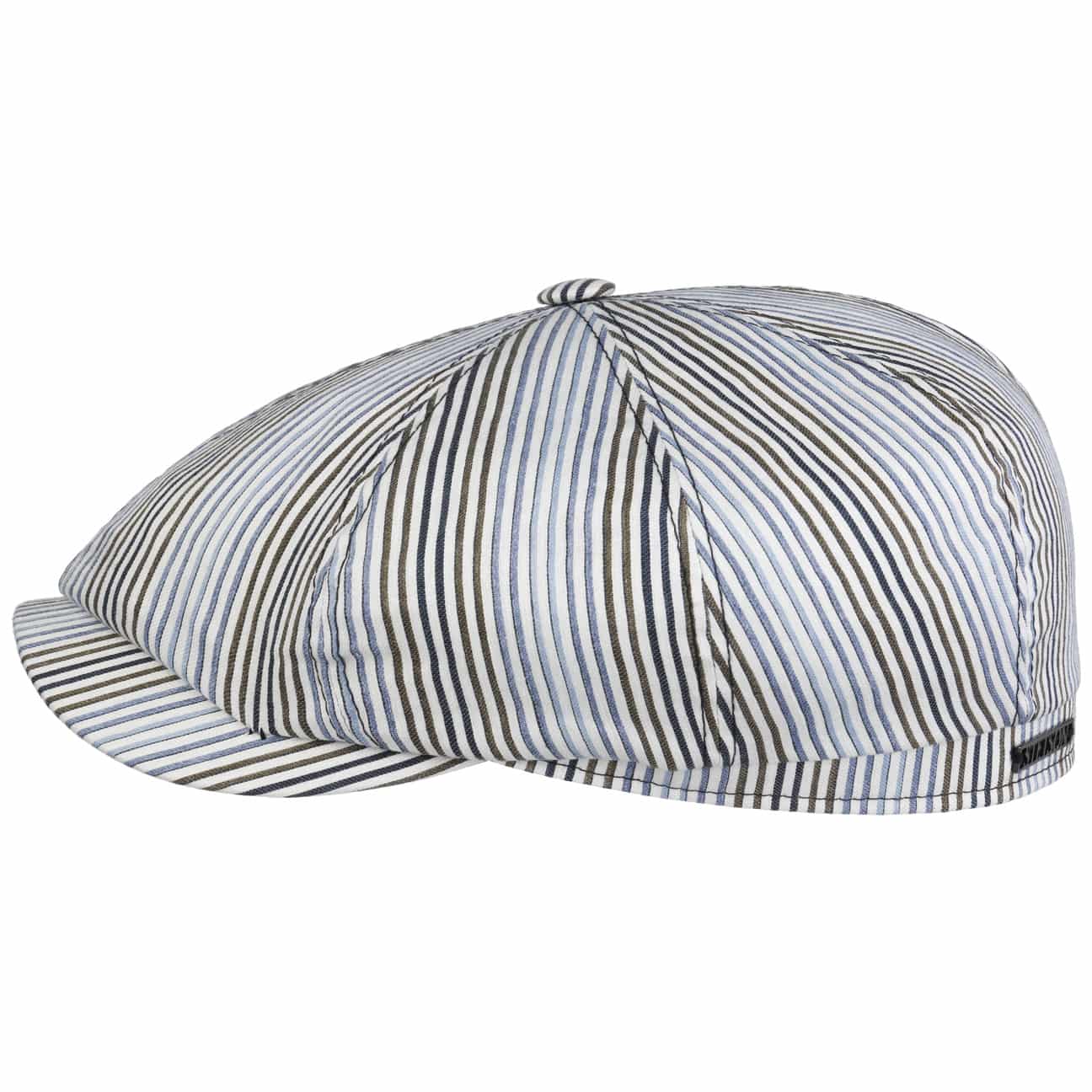 Hatteras Fresh Stripes Flatcap by Stetson von Stetson