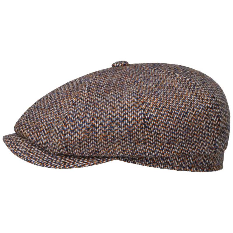 Hatteras Harris Tweed Freestyle Flatcap by Stetson von Stetson