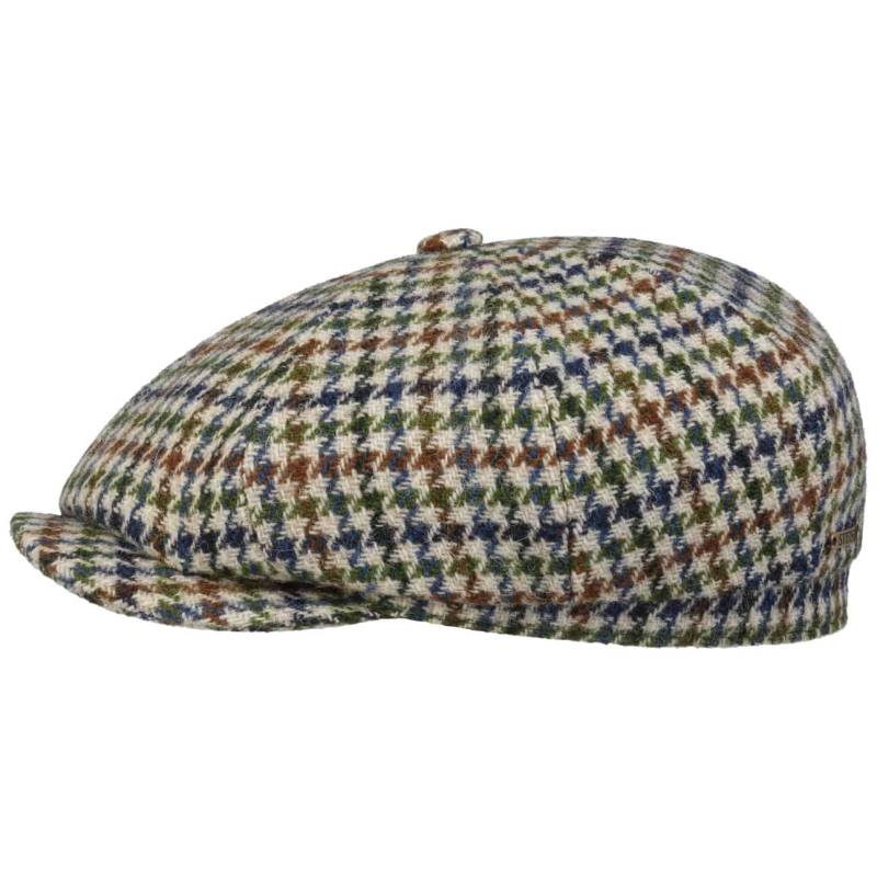 Hatteras Denaby Harris Tweed Flatcap by Stetson von Stetson